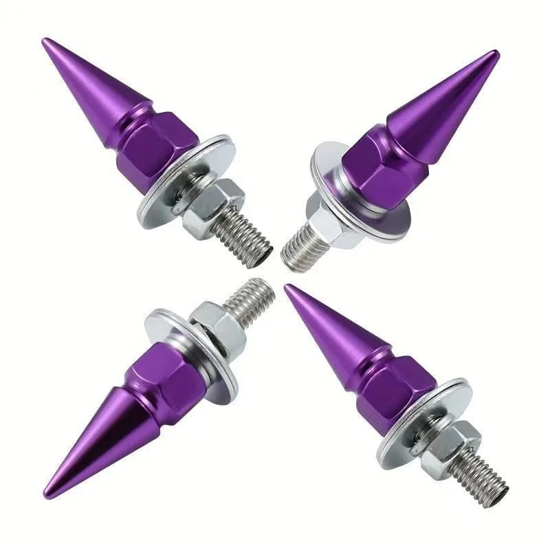 M6 Threaded Tips Screw Car Modified Fasteners Fender Washer Bumper Engine Screws License Plate Aluminium Alloy Bolts