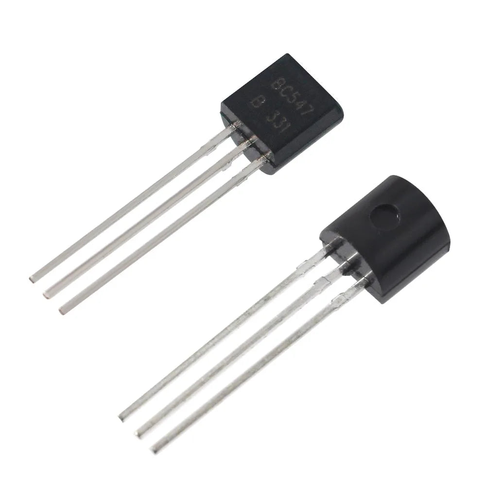 100PCS BC547B BC547 TO-92 Bipolar Transistors BJT NPN 45V 100mA Transistor Kit