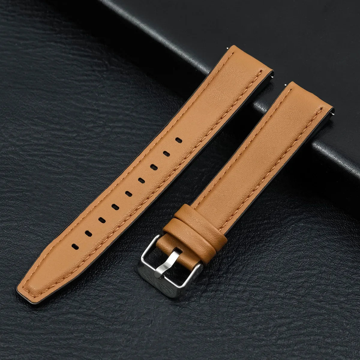 22mm 20mm Leather Strap For HUAWEI WATCH GT 4 46mm 4Pro GT3/2 Pro 42mm Soft Band For Samsung Galaxy Watch 7/6/5/4 40mm Wristband