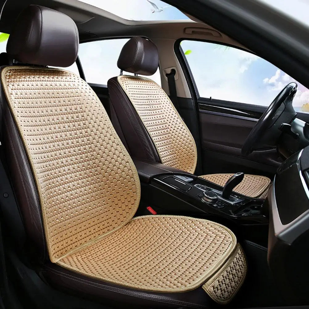 Summer Universal Car Seat Covers Front CoolCar Seat Cushion Mat Ice Silk Auto Seat Cover Protector Backseat Cover For Car