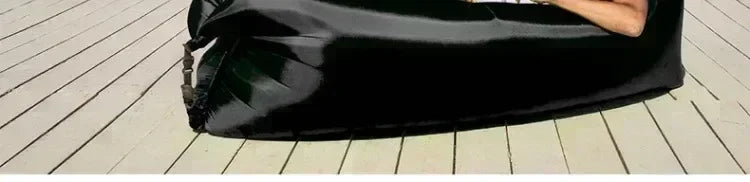 Lazy Inflatable Sofa Home Living Room Recliner Foldable Sleeping Bag Beach Camping Air Bed Outdoor Backyard Lunch Break Mattress