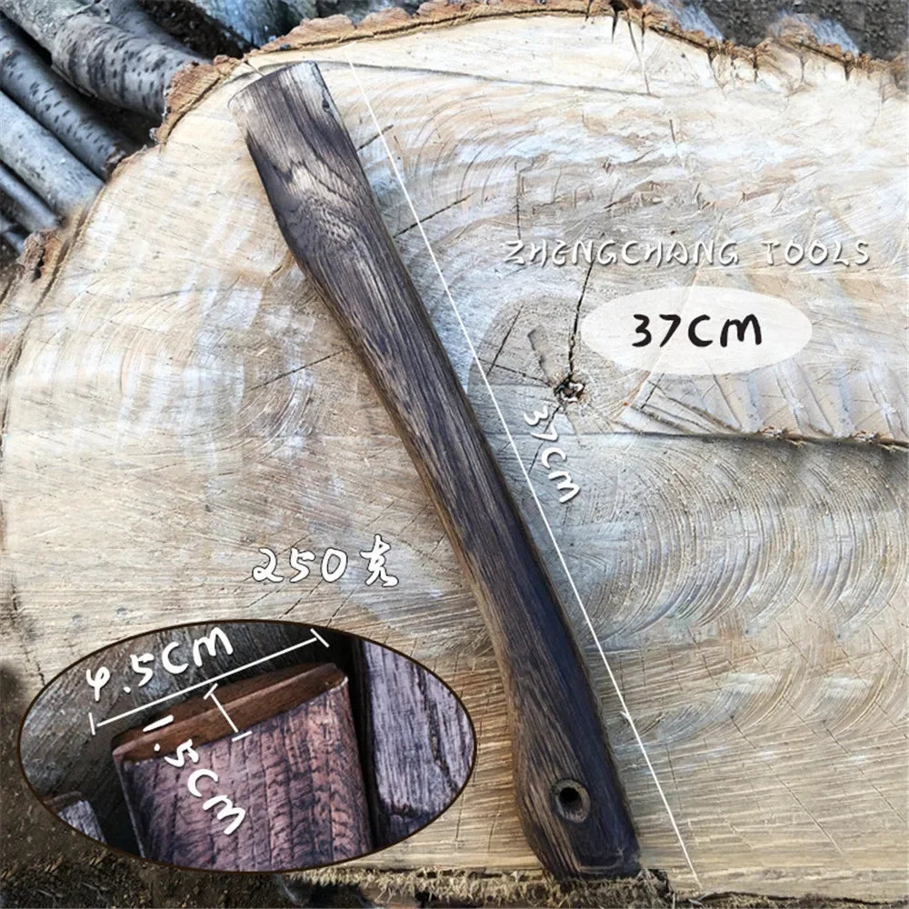 Carbonized Wood Axe Handle 27-43 Cm Outdoor Camping Tomahawk for Tomahawk Tomahawk Survival Gear Outdoor Camping