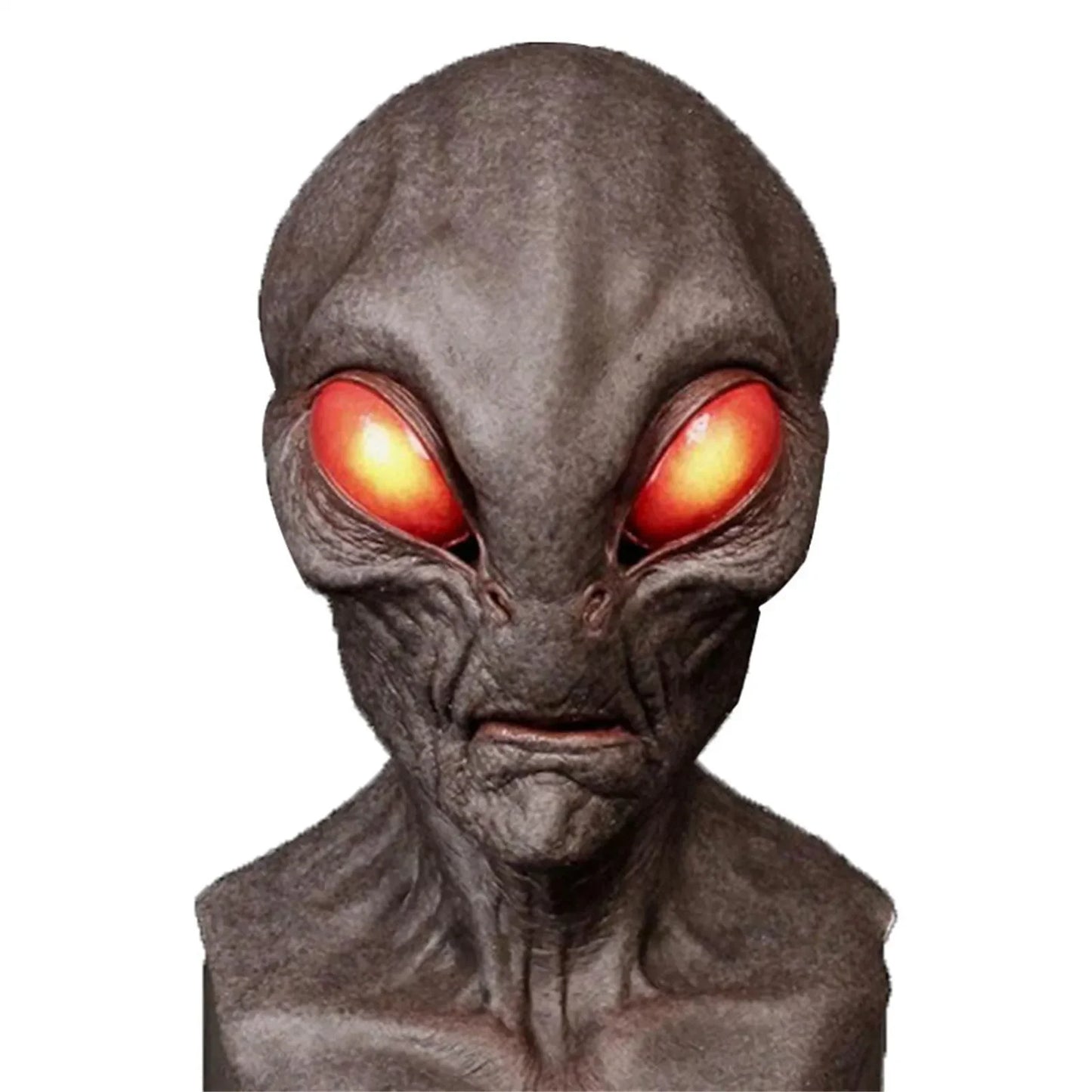 Halloween Alien Mask Scary Horrible Big Eyes Horror Alien Mask Full Head Latex Mask Mask Monster Mask Gifts
