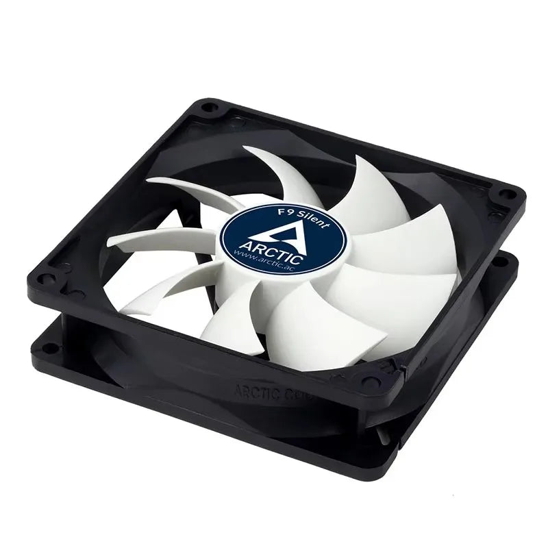 ARCTIC F9 Silent - 92 mm Low Noise Fan, Extra quiet motor, Almost inaudible,  Fan Speed: 1000 RPM Fixed Speed, 3-Pin Connector
