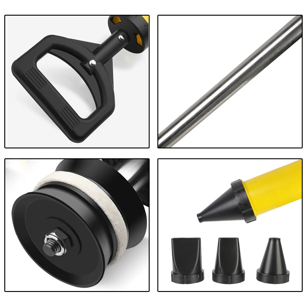 Caulking Gun Cement Lime Pump Grouting Mortar Sprayer Applicator Grout Filling Tools with 4 Nozzles Caulking Gun