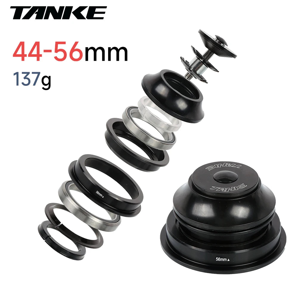 TANKE-MTB Mountain Bike Bowl Group, Aluminum Alloy Headset,Tapered Straight Fork Bearing,44-52mm,55mm,56mm,11/8 ",11/2",28.6mm