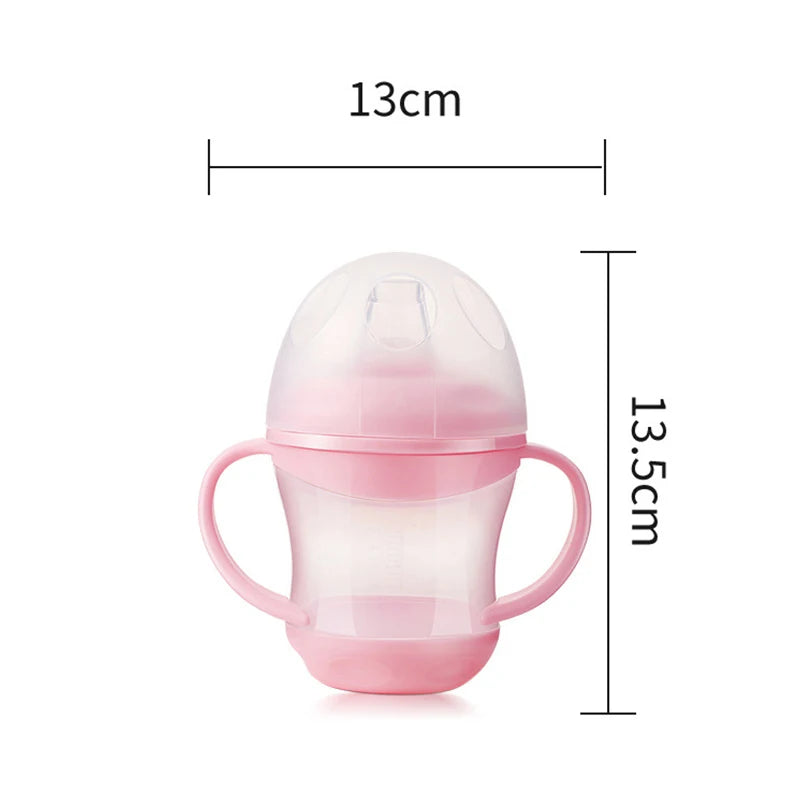 Child Bottle Children's Water Bottle Leakproof Water Bottles Outdoor Portable Children's Cups Infant Training Cups WithHandle