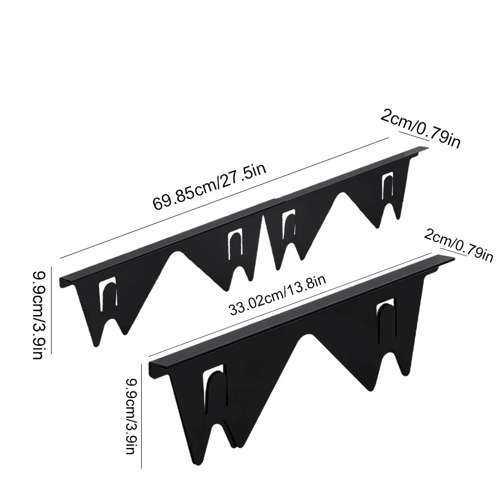 1/2/4 PCS Stainless Steel Stove Gap Cover Easy Retractable Length 13.8'' To 27.5'' Stove Gap Guard Heat Resistant Easy To Clean