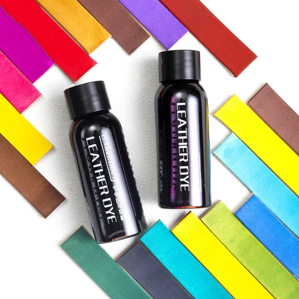 Vegetable Tanned Leather Pigment 30ml/Bottle Coloring DIY Leather Crafts Dye Graffiti Used For Vegetable Tanning Material