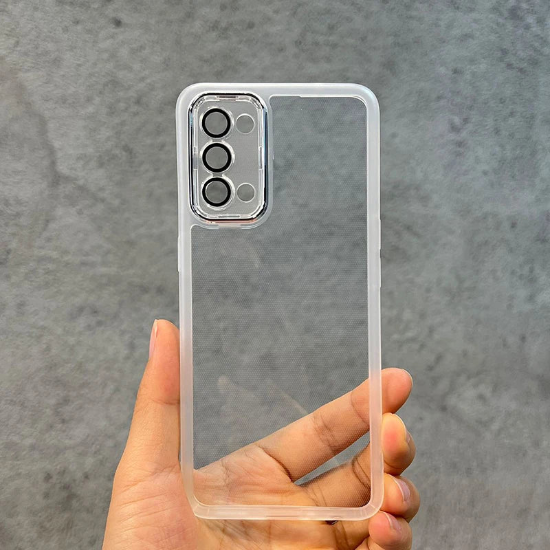 For OPPO A54 5G Case Oppo A74 5G Phone Case oppo A74 5G Cover OPPO A54 5G Shookproof Plating Silicone back cover