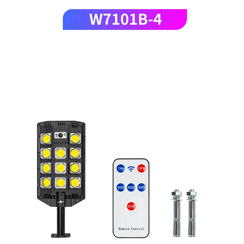 LED Solar Street Light Outdoor Waterproof LED For Garden Wall Adjustable Angle Solar Lamp Built-in Lithium Battery