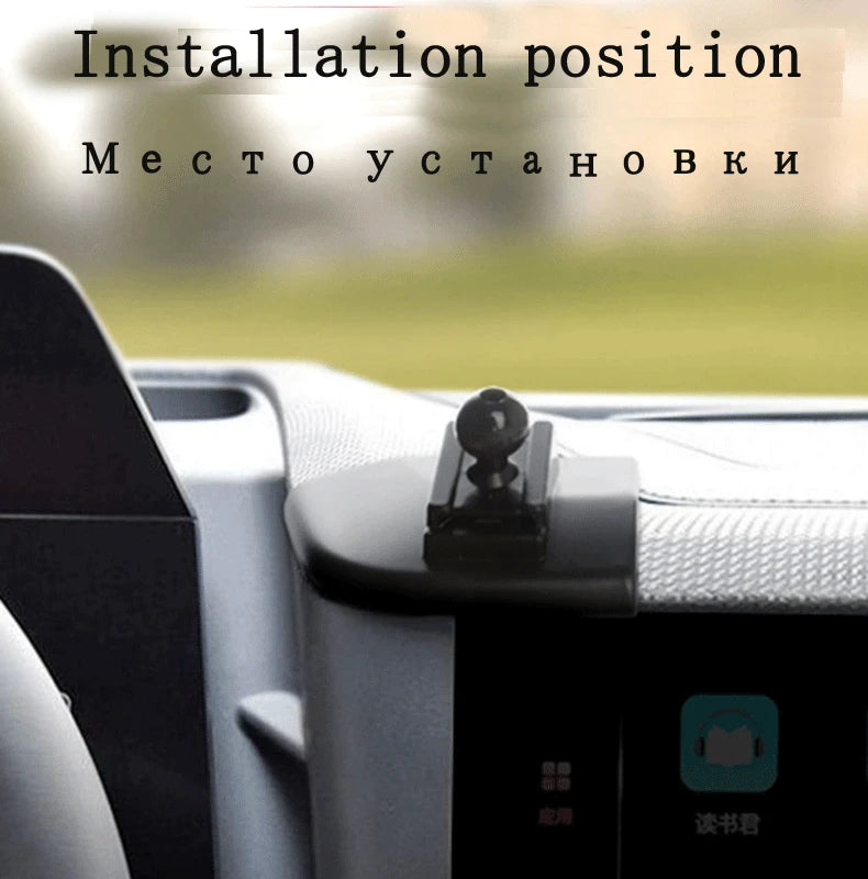 Car Phone Holder For Haval Dargo 2021 2022 2023 Car Styling Bracket GPS Stand Rotatable Support Mobile Accessories
