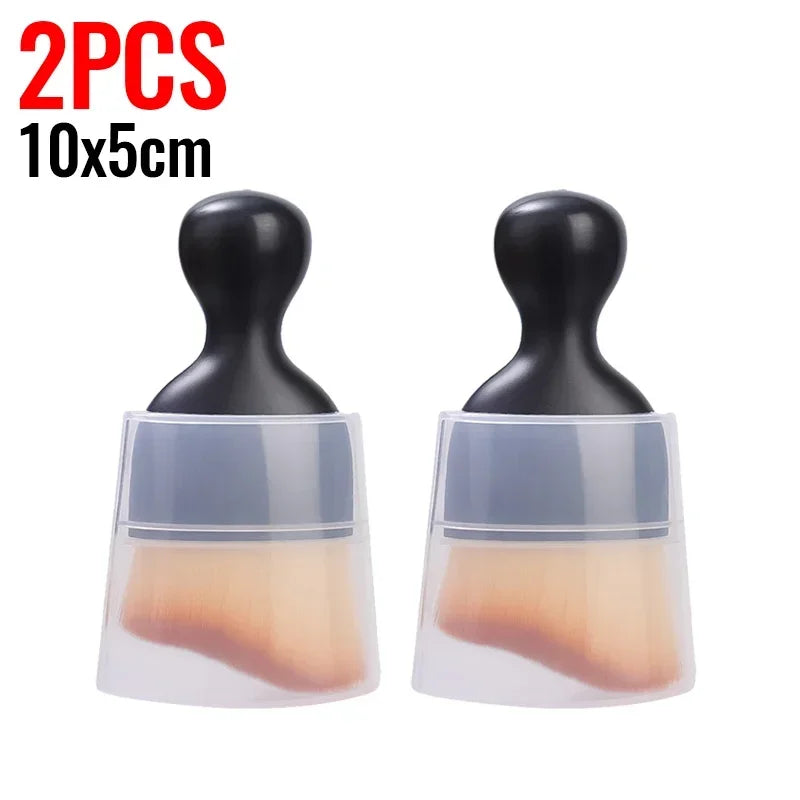 Car Vent Cleaning Soft Brush with Casing Car Interior Cleaning Tool Artificial Car Brush Crevice Dusting Detailing