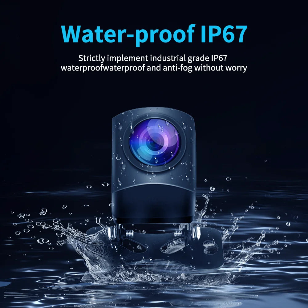 Universal 1080P Rear View Camera AHD 4 Pin 2.5mm Automatic Reversing HD Night Vision IP67 Rearview Mirror Cam Car Backup