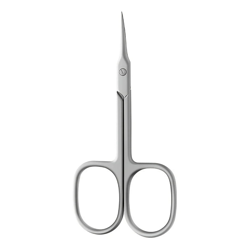 Precision Stainless Steel Cuticle Scissors - Thin Blade Nail Clippers for Manicure and Eyebrow Trimming - Dead Skin Remover
