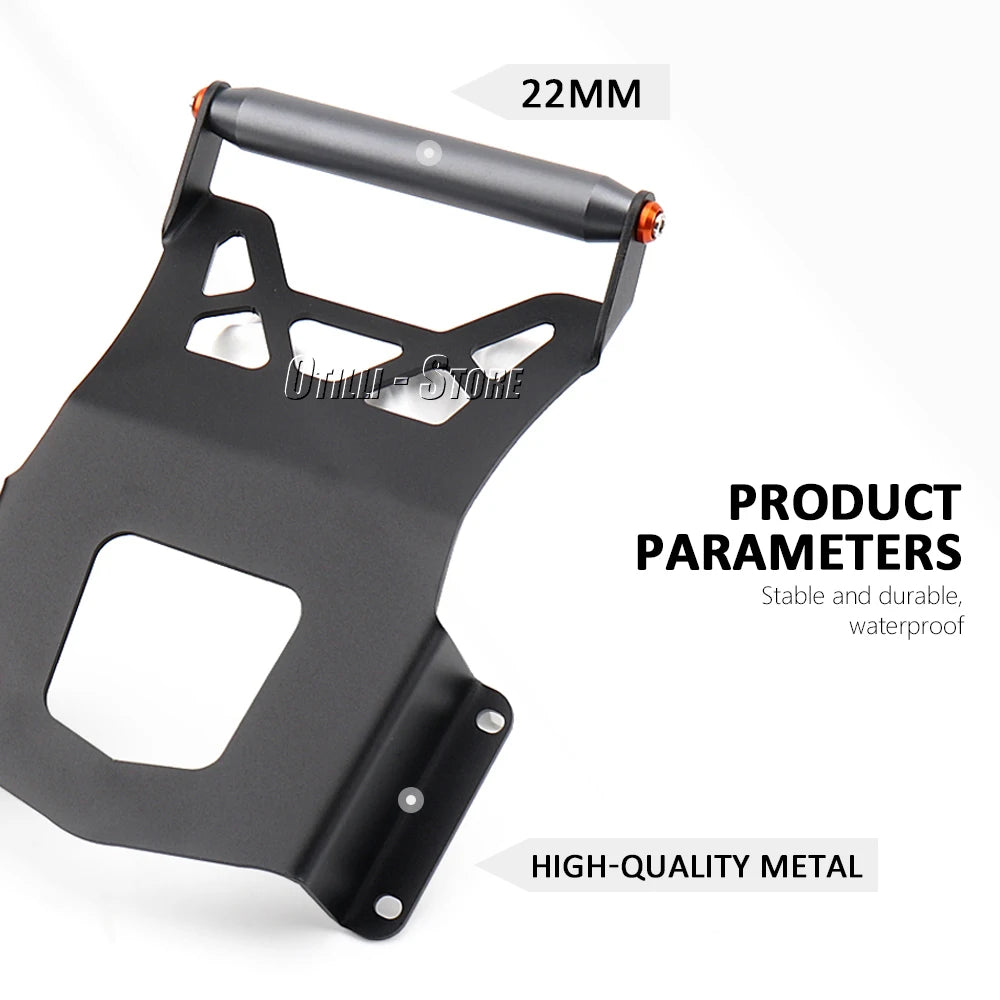 New 2023 Motorcycle For CFMOTO 800 MT 800MT 800mt Windshield Stand Holder Phone Mobile Phone GPS Navigation Plate Bracket 22mm