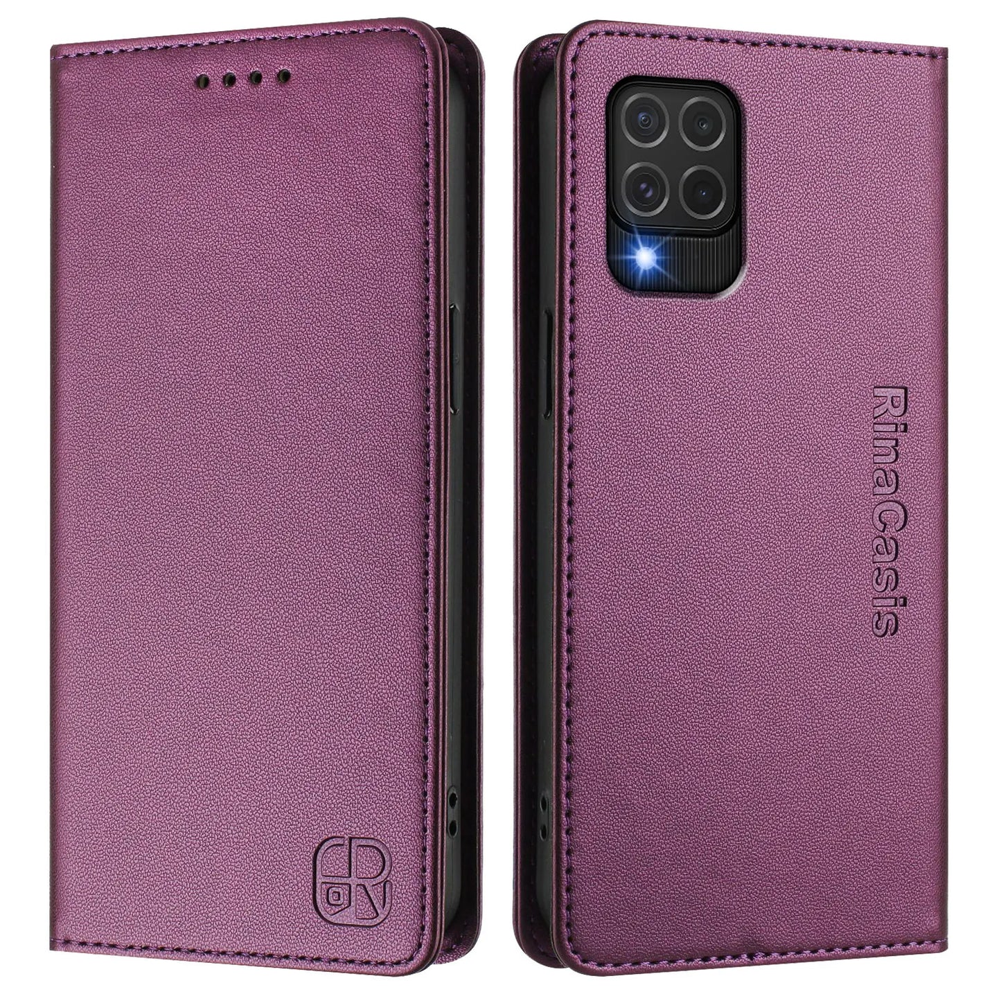 Magnetic Flip Leather Wallet Case For Samsung M62 M56 M55 M54 M53 M52 M36 M35 M34 M33 M32 M23 M15 M13 M12 M10 M05