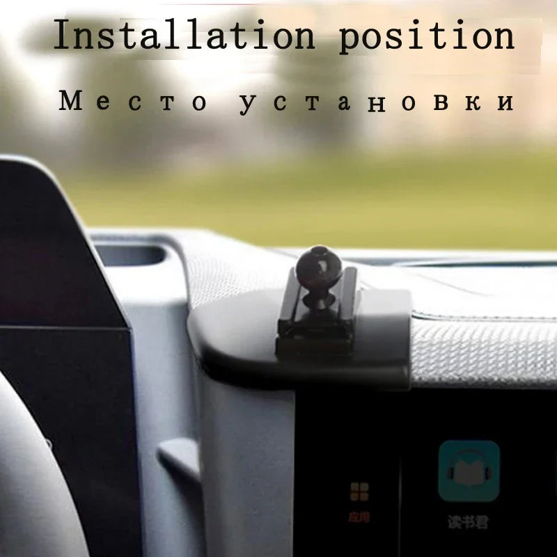 Car Phone Holder For Haval Dargo 2021 2022 2023 Car Styling Bracket GPS Stand Rotatable Support Mobile Accessories