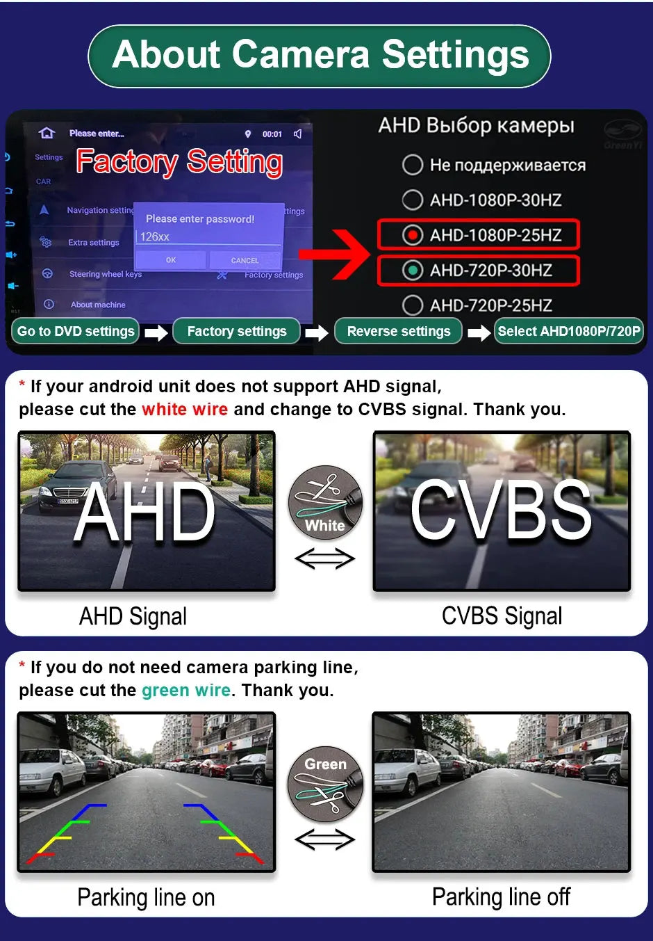 170° Golden Lens AHD 1080P Vehicle Car Rear View Camera For Subaru Outback BR 2009 2010 2011 2012 2013 2014 Car Monitor