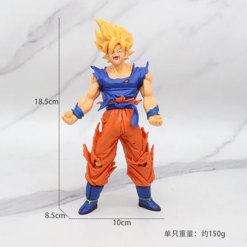Dragon Ball Z Super Saiyan Anime Figurine Model GK Rose Goku Action Figure DBZ Gohan Figures Vegeta Statue Collection Toy Figma