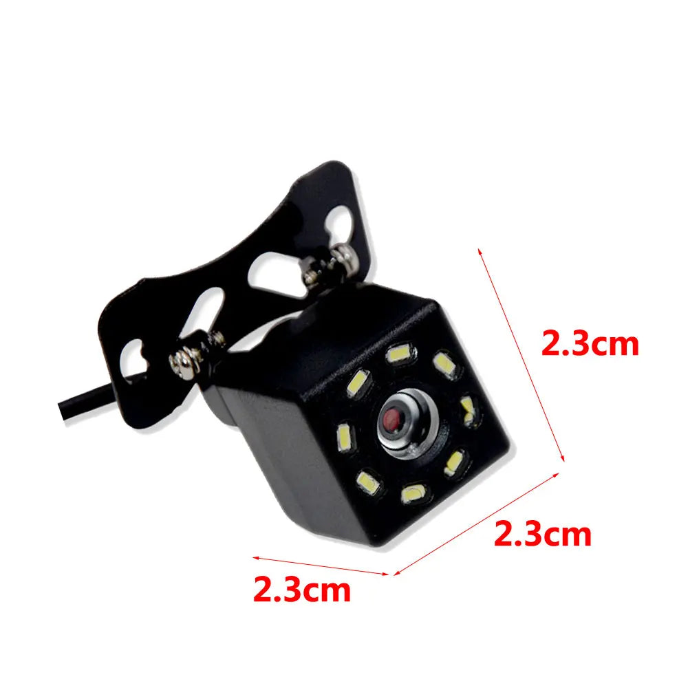 Car Rear View Camera 12IR Night Vision Reversing Automatic Parking Monitor CCD IP68 Waterproof Wide Degree High-Definition Image