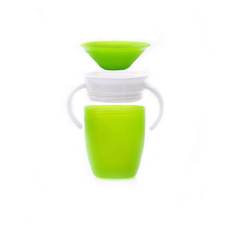 Magic Baby Cups Can Be Turned  Baby Learning Drinking Cup Leakproof Child Water Cup Bottle 240ml Copos Learning Cup Baby Cup