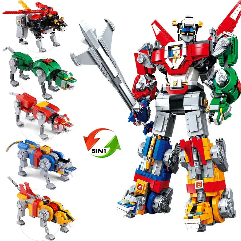 HOT TOY 2334Pcs Ideas  Voltron Defender of The Universe Model Education Model 21311 Building Block Christmas Gifts For Children