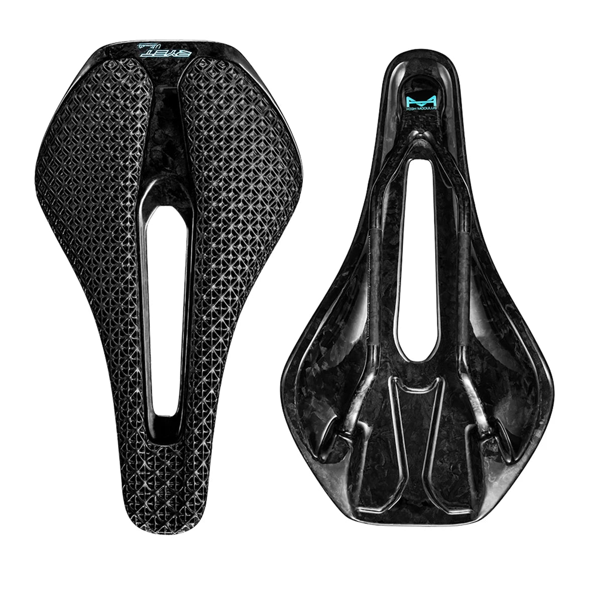 RYET 3D Printed Bicycle Saddle Ultralight Carbon Saddle 135/143mm 105g Bike Saddle for MTB Gravel Road Bike Seat Cycling Parts