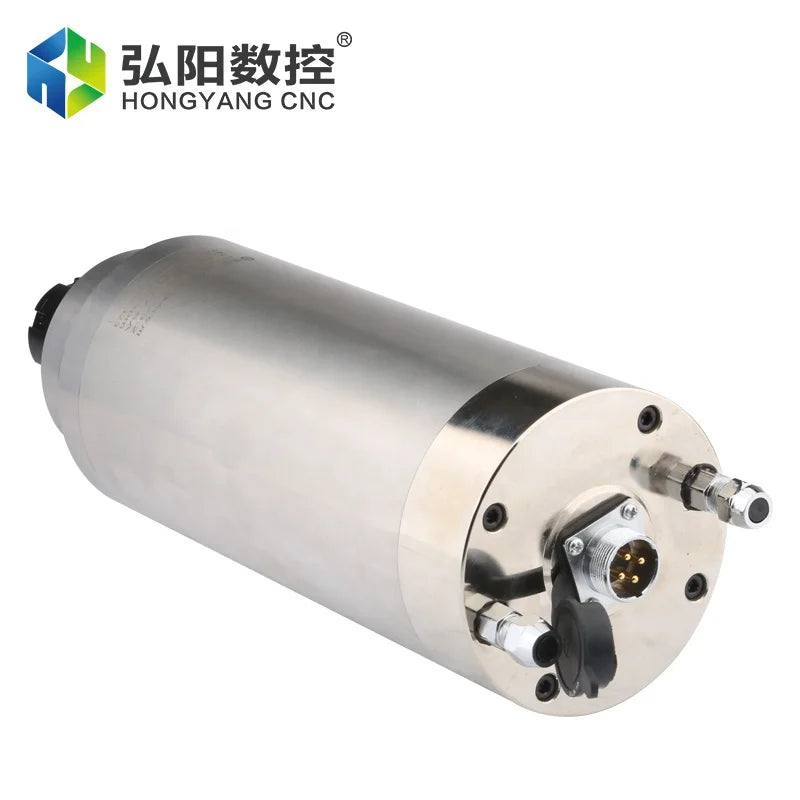 HotHYCNC 3.2kw Spindle Motor Water Cooled 4 Bearings Ac Motor in Machine Tool Spindle Motor for Cnc LatheMetal Drilling Milling