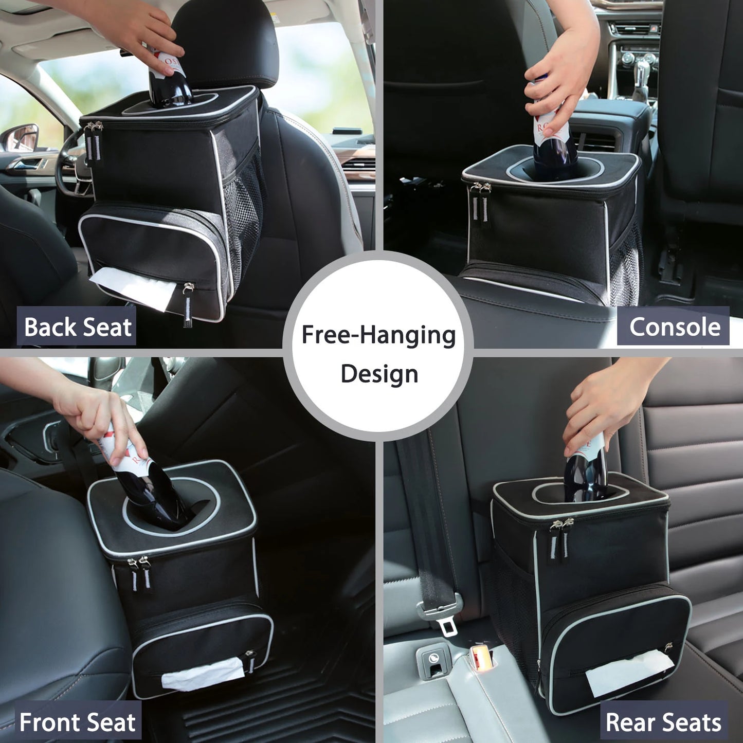 Folding Car Storage Box Large Capacity Auto Trunk Organizer Boxes Leather Waterproof Cars Stowing Tidying Multi-color Interior