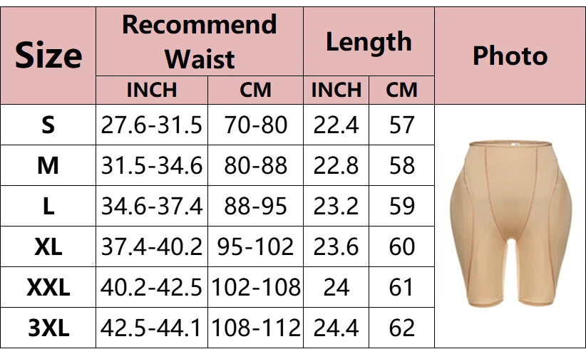 Shapewear Butt Lifter Panties Women Hip Shapewear Panties Sexy Body Shaper Push Up Panties Hip Enahncer Padded Fake Ass Pants