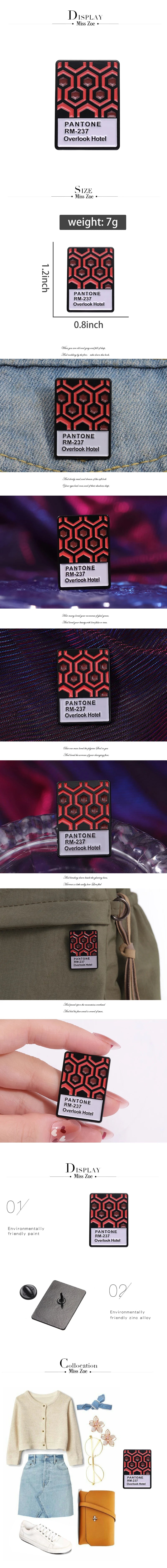 Horror Movie Enamel Pins Custom Evil Guy Killer Brooches Lapel Badges Halloween Gothic Jewelry Gift for Fn Friends