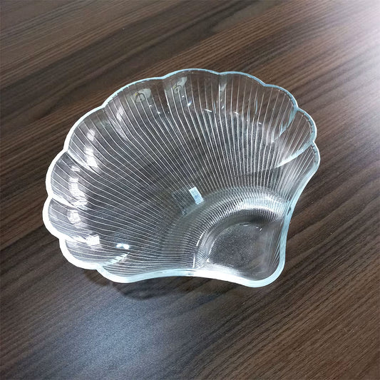 Shell Shaped Glass Plate