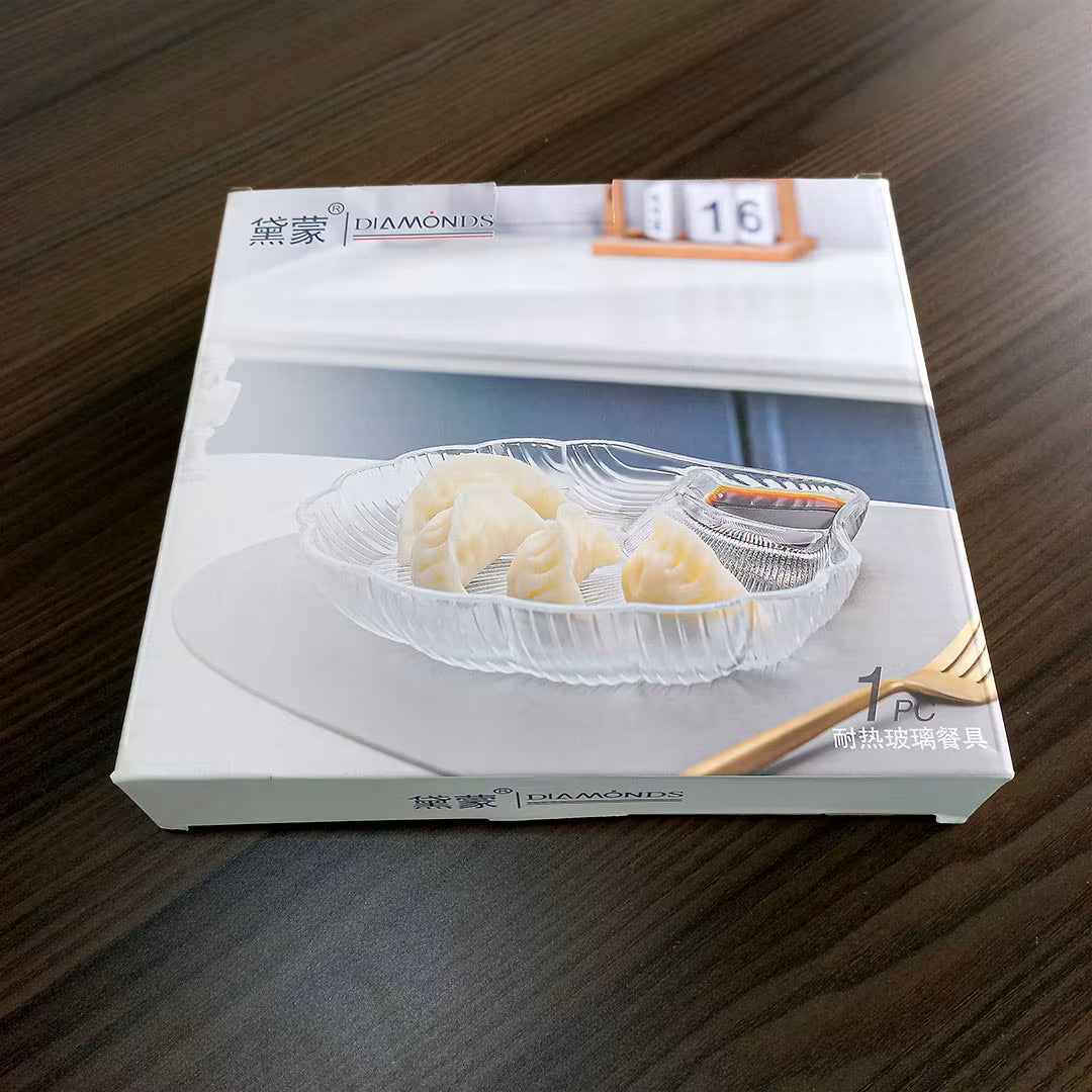 Shell Shaped Glass Plate