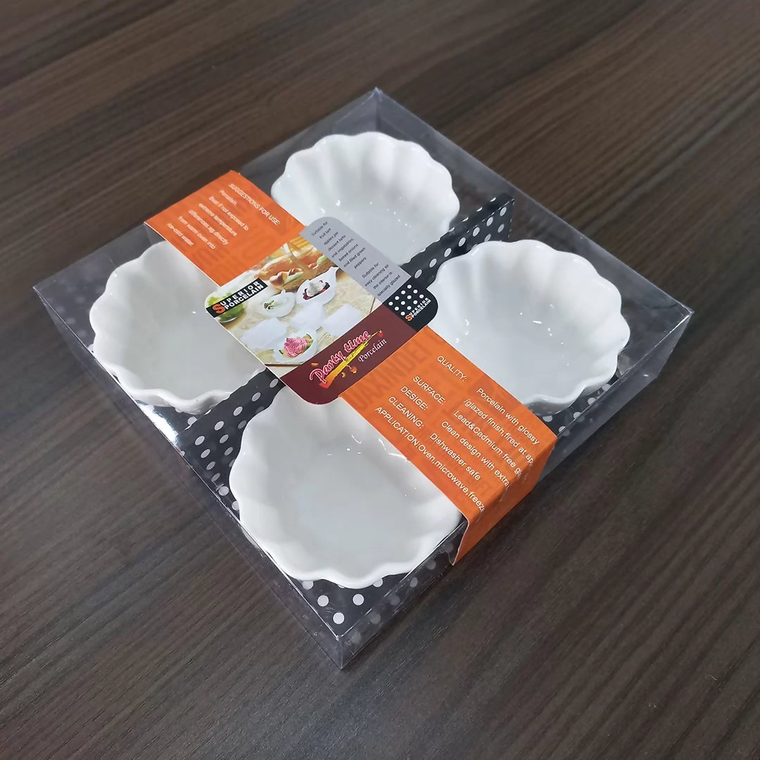 4pc Porcelain Bowl Set