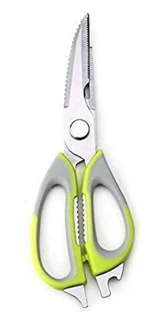 Multi-Purpose Kitchen Scissors for Meats, Herbs, Vegetables & Pastries | Multifunctional Scissors with Protective Case, Nut Cracker & Bottle Opener