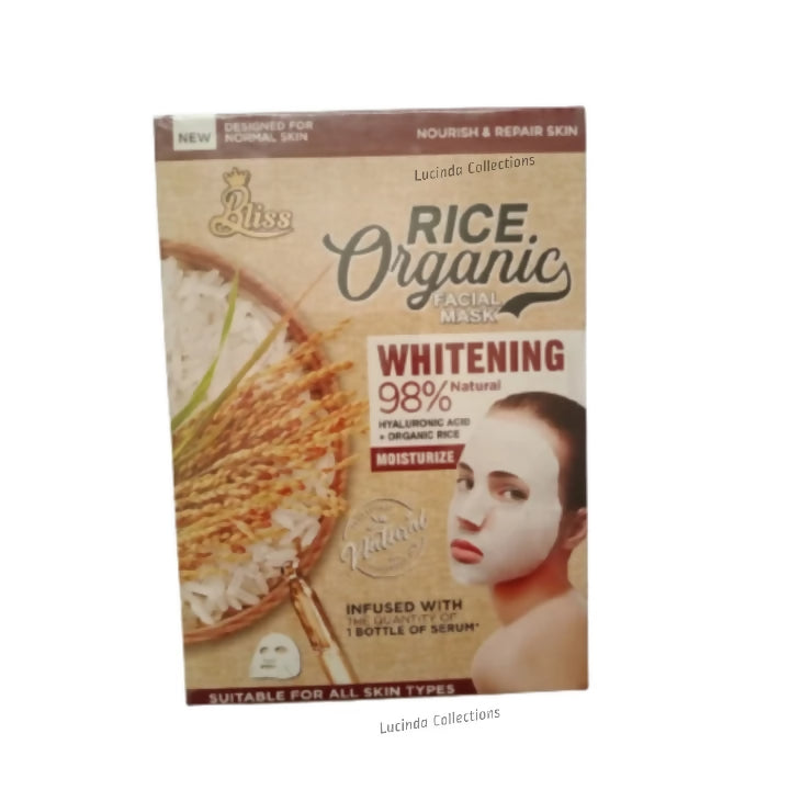 10Pcs Rice Organic Facial Masks