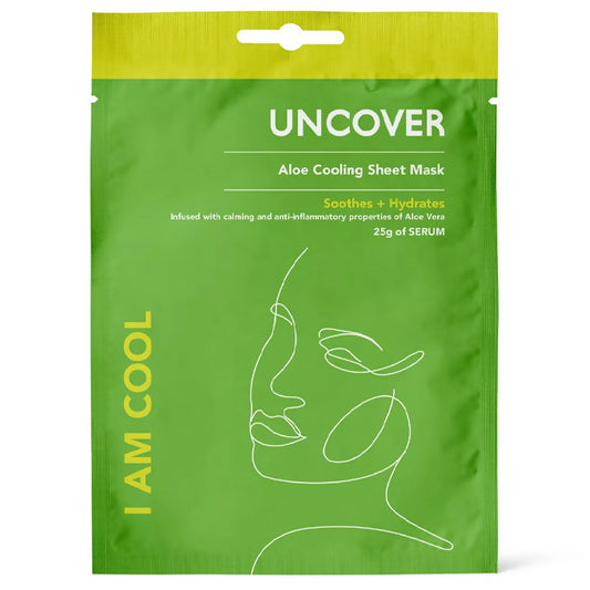 Uncover I am Cool Aloe Vera Calming & Soothing Sheet Mask - 25g