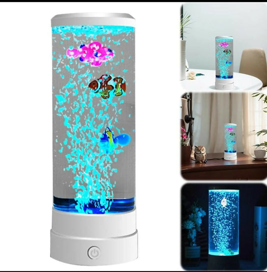 LED Bubble Fish Lamp decor 2.5 liters capacity