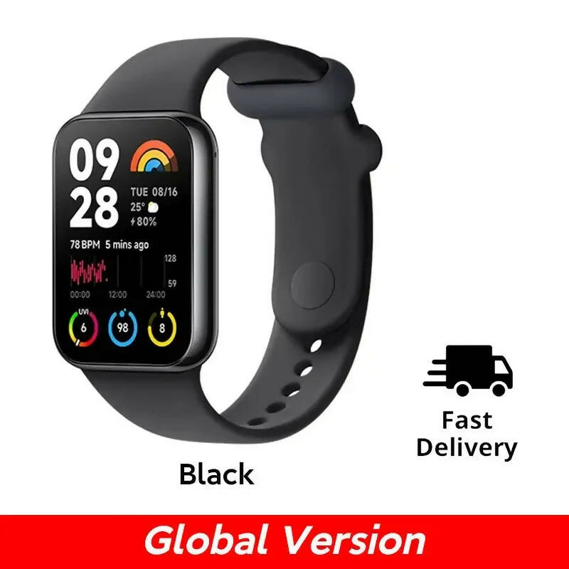 Xiaomi Mi Band 8 Pro Global Version Smart Wristband1.74" Color Square AMOLED GNSS Blood Oxygen Heart Rate Monitor Bluetooth 5.3