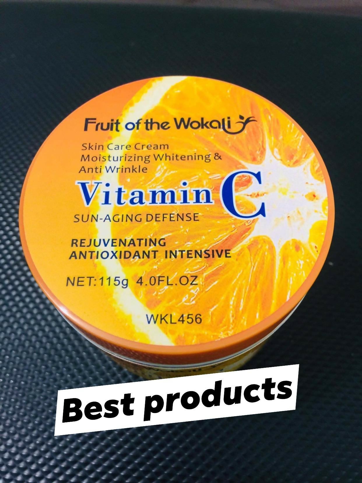 Fruit Of The Wokali Vitamin C Sun-Aging Defense Rejuvenating Antioxidant Cream