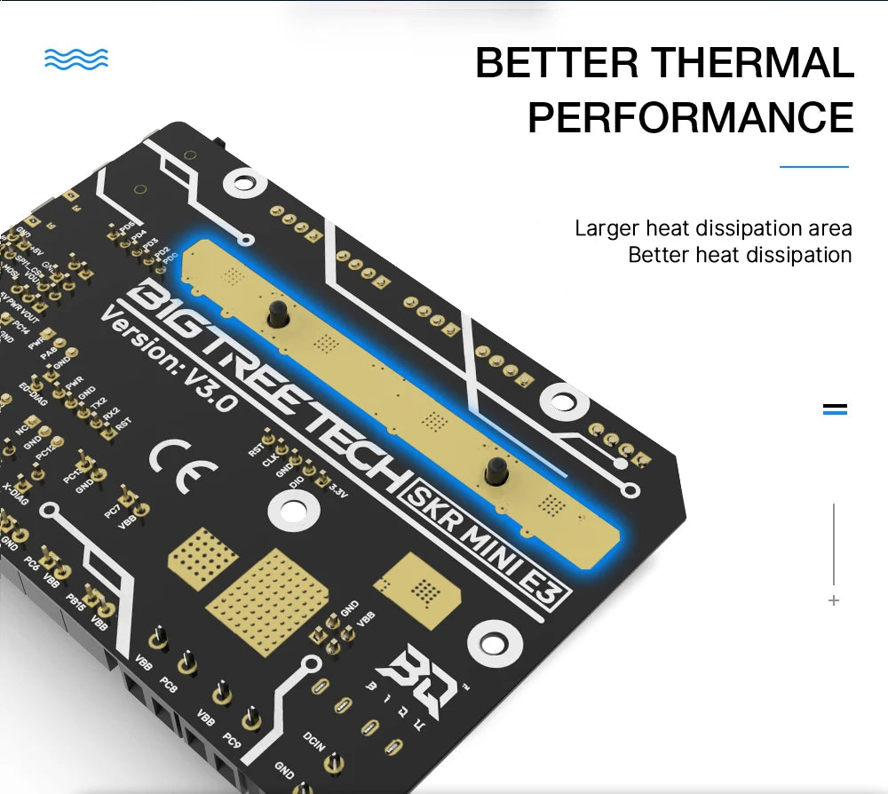 BIGTREETECH 3D Printer Motherboard SKR Mini E3 V3.0 + TFT35 E3 V3.0 Screen Onboard TMC2209 for Ender 3 Pro CR10 3d Control Board