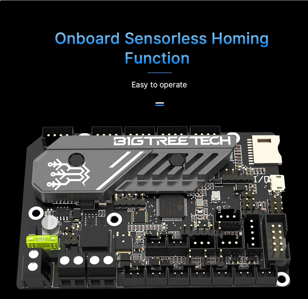 BIGTREETECH 3D Printer Motherboard SKR Mini E3 V3.0 + TFT35 E3 V3.0 Screen Onboard TMC2209 for Ender 3 Pro CR10 3d Control Board