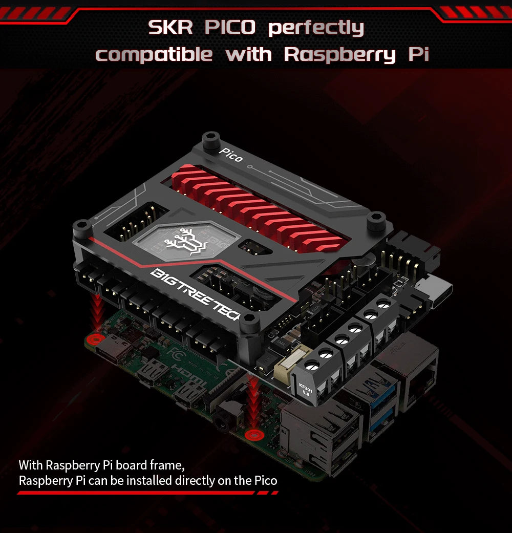 BIGTREETECH SKR PICO V1.0 BTT Motherboard Voron V0 Board 3D Printer Parts TMC2209 Raspberry Pi For Voron V0.1 Printer