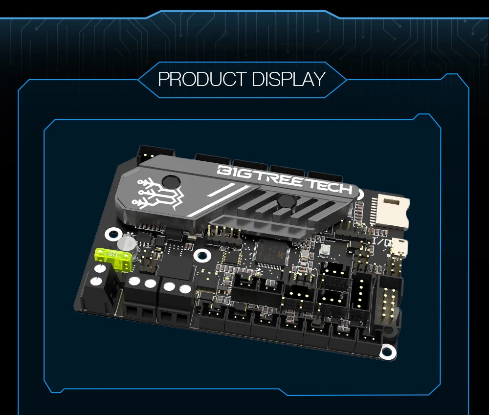 BIGTREETECH 3D Printer Motherboard SKR Mini E3 V3.0 + TFT35 E3 V3.0 Screen Onboard TMC2209 for Ender 3 Pro CR10 3d Control Board