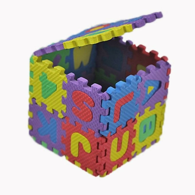 Jin 36pcs Small Puzzle Baby Educational Toy Alphanumeric Foam