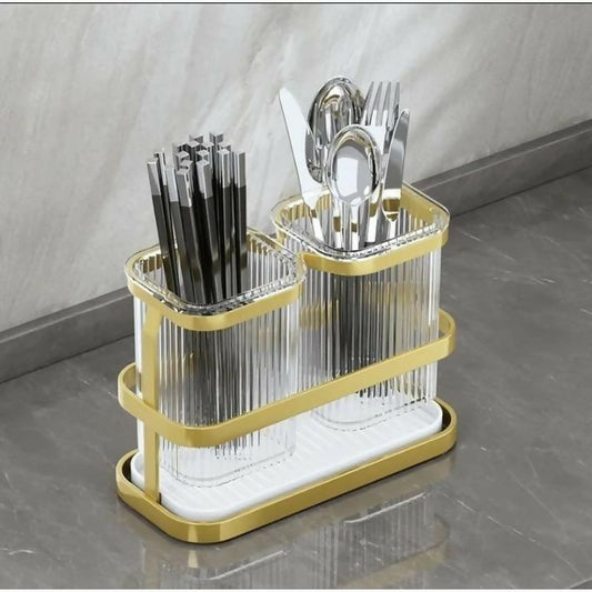 Wall mount cutlery organizer