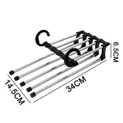 Wardrobe Hanger 5 in 1 Multi-functional Clothes Hanger for Efficient Clothes Rack Storage