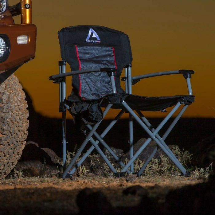 Air Locker Camping Chair with Tray