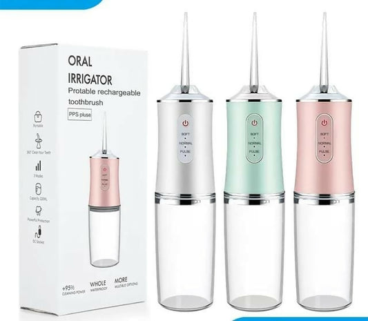 Oral Irrigator Portable Dental Water Flosser USB Rechargeable Water Jet Floss Tooth Pick 